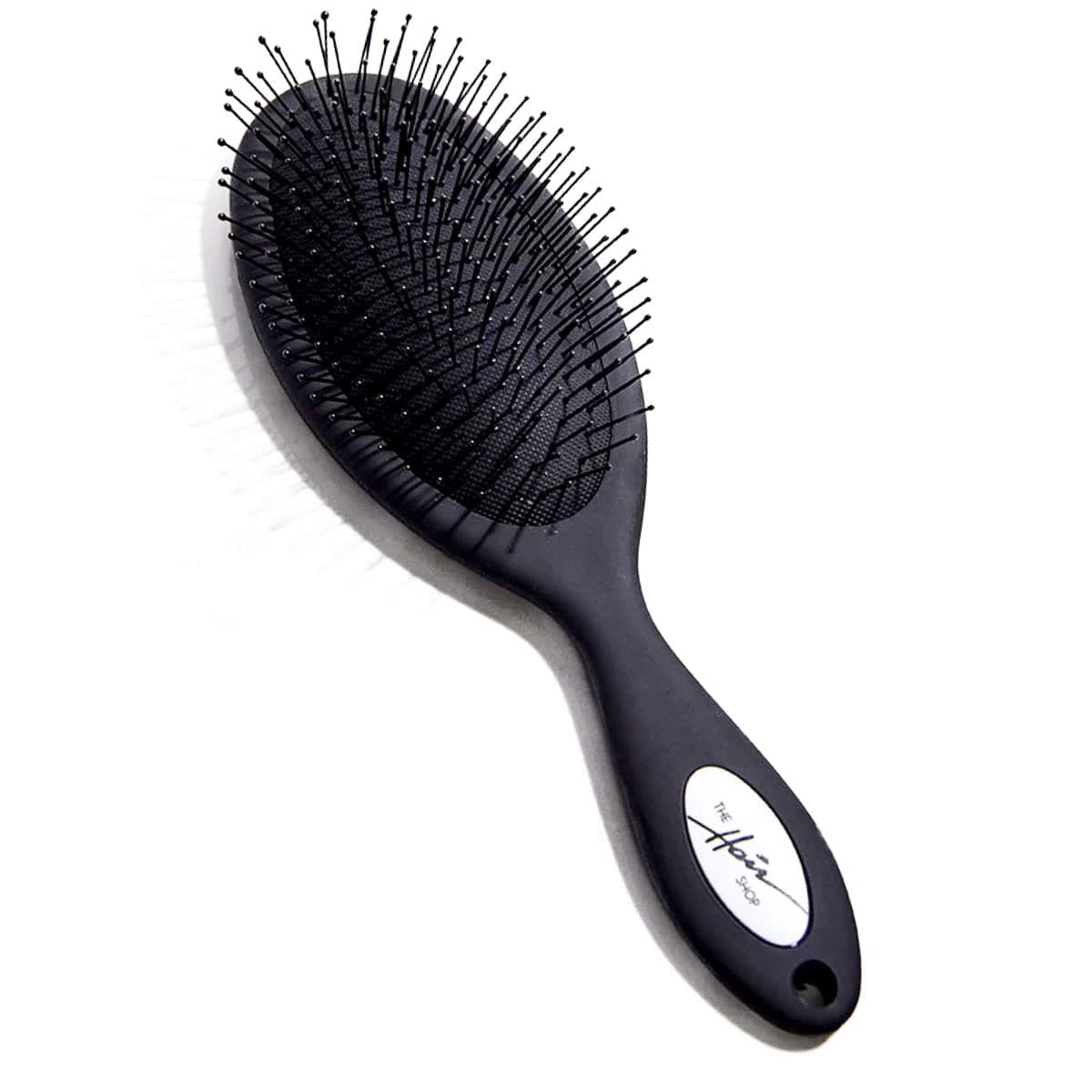 Detangling Brush Safe for Hair Extensions by The Hair Shop 909 Ergonomic Detangler Brush for Dry or Wet Hair Combs Glides Thru Natural Curly For Men Women