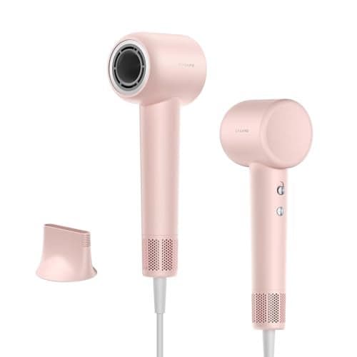 dreame Gleam Hair Dryer, 200 Million Negative Ionic Fast High-Speed ??Motor With 110,000 Rpm, 65M/S Airflow, 330G, 200 Million Negative Ions, Temperature And Airflow Control, Rose, 1600 Watts