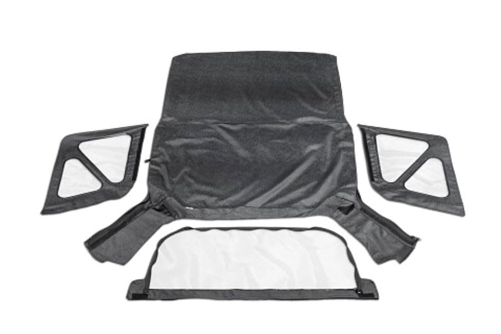 RAMPAGE PRODUCTS Rampage Factory Replacement Soft Top | Vinyl, Black Denim with Clear Windows | 98815 | Fits 1995 - 1998 Suzuki Sidekick/Geo Tracker