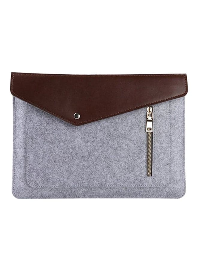 15-Inch Laptop Bag For Macbook Light Grey