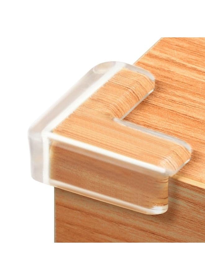Corner Guards (20 Pack) Clear Corner Protectors | High Resistant Adhesive Gel | Best Baby Proof Corner Guards | Stop Child Head Injuries | Tables, Furniture & Sharp Corners Baby Proofing (L-Shaped)