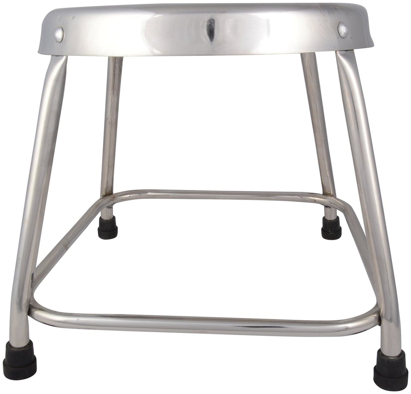 Bhaktee STL11 Stool Glossy Finish Silver