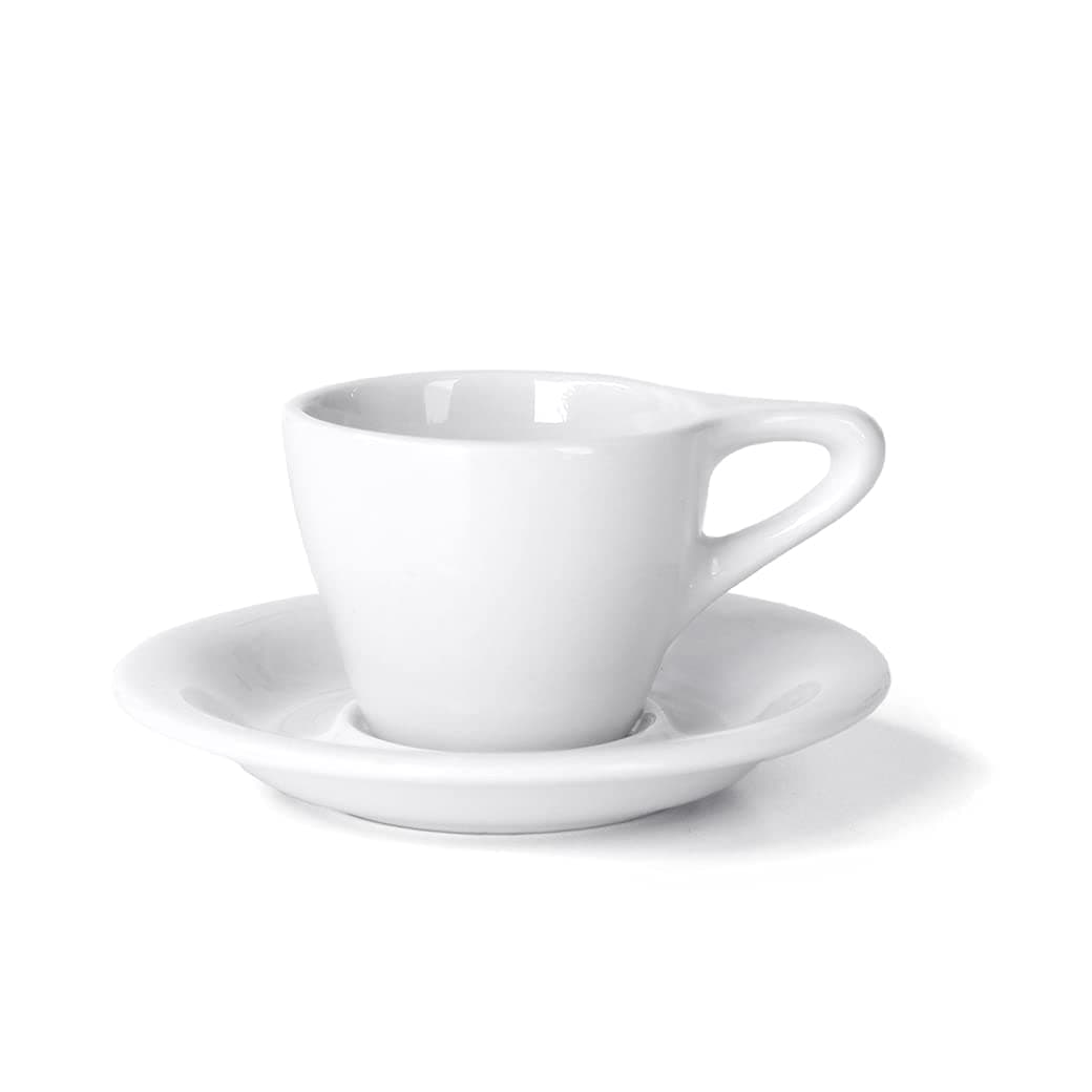 notNeutral LINO Porcelain Cup Saucer White 2 3 oz