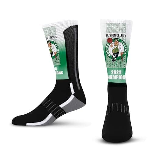For Bare Feet Boston Celtics NBA Champions Crew Sock YOUTH