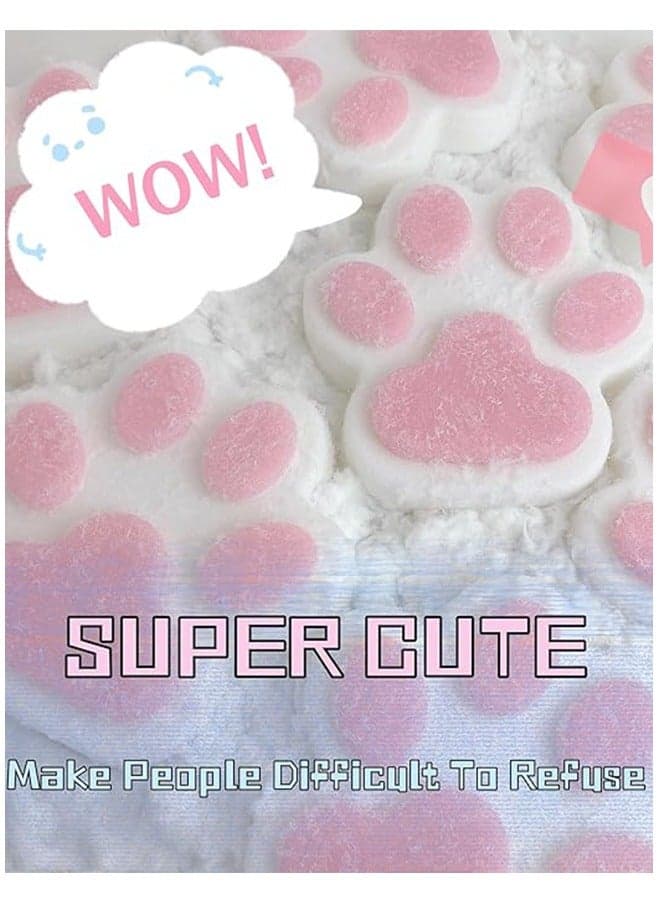 Cat Paw Taba Squishy Stress Relief Toys for Kids Adults, Pinch Decompression Toy,Super Soft Squeeze Fidget Toys