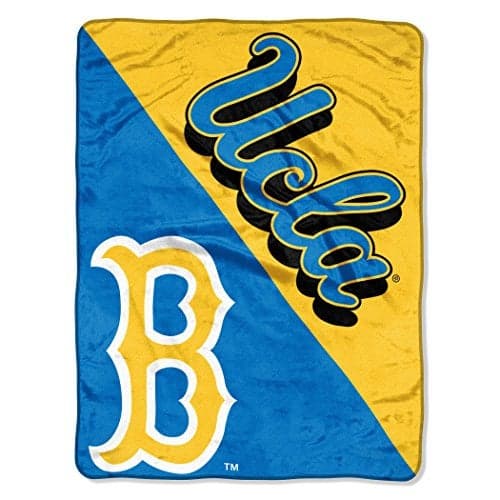 Northwest NCAA UCLA Bruins Unisex-Adult Micro Raschel Throw Blanket, 46" x 60", Halftone