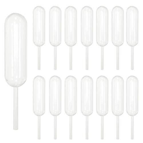Cupcakes Pipettes, 100PCS 4ml Clear Plastic Transfer Liquid Dropper Pipettes, Suitable for Chocolate or Strawberries Cupcakes, Ice Cream, Mini Cakes, Waffles, Children's Painting, Kitchen Supplies