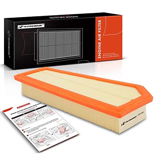 A-Premium Engine Air Filter Compatible with Mercedes-Benz W204 W205 C250, R172 SLK250, 2012 2013 2014 2015, L4 1.8L, Flexible Panel, Replace# 2710940304