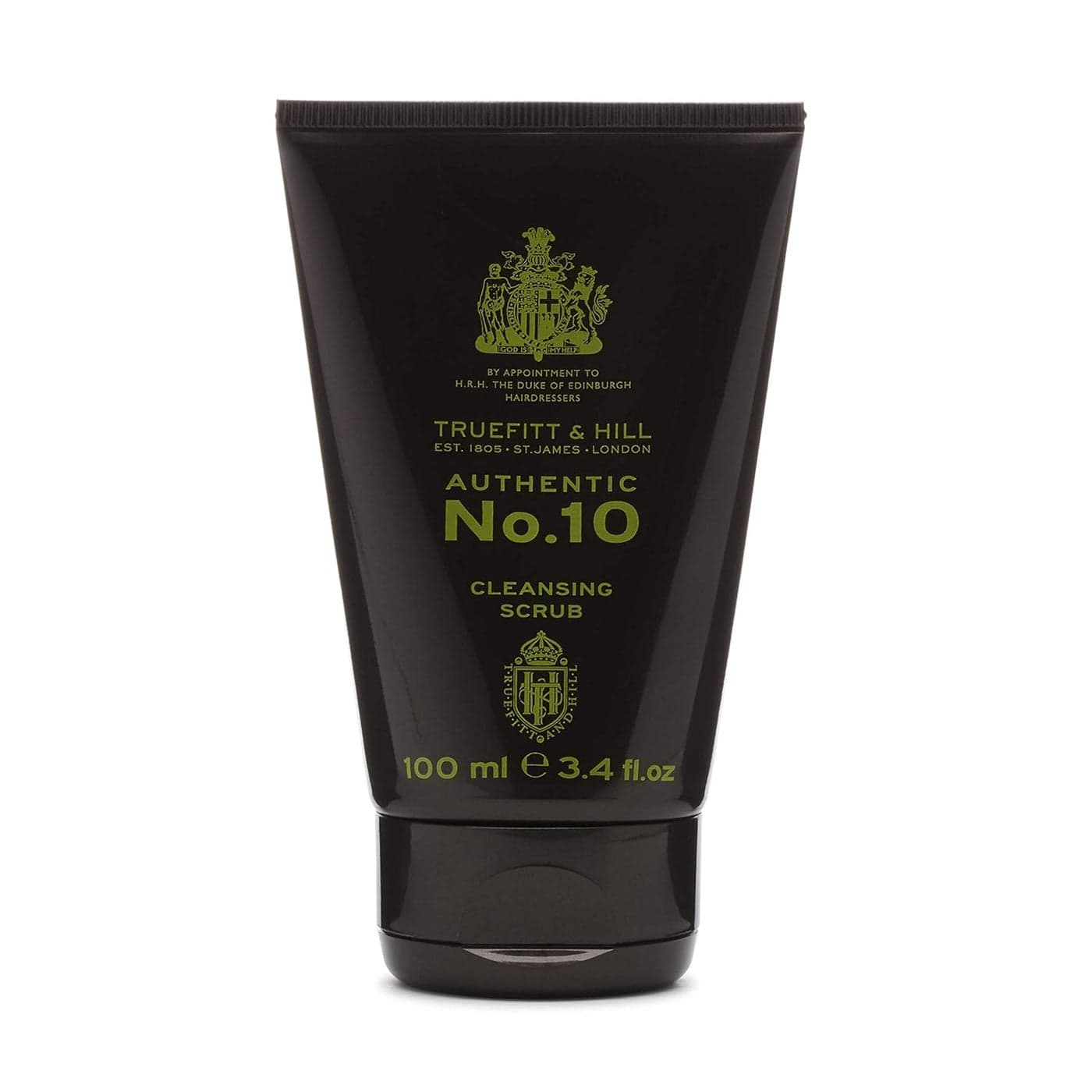 Truefitt Hill Cleansing Scrub No 10 Clears Pores Alleviates Acne Stimulates SkinCell Renewal by Gentle Walnut Shell Exfoliation Willow Bark and Borage Oil to Protect 33 oz