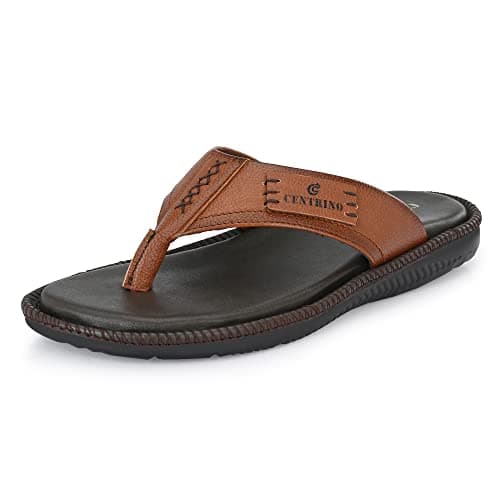 Centrino Flip-Flops for Men | Comfortable Casual Slippers with Soft Cushion Footbed | Easy Slip-On Design for Beach, Poolside Lounging & Daily Wear (8201)