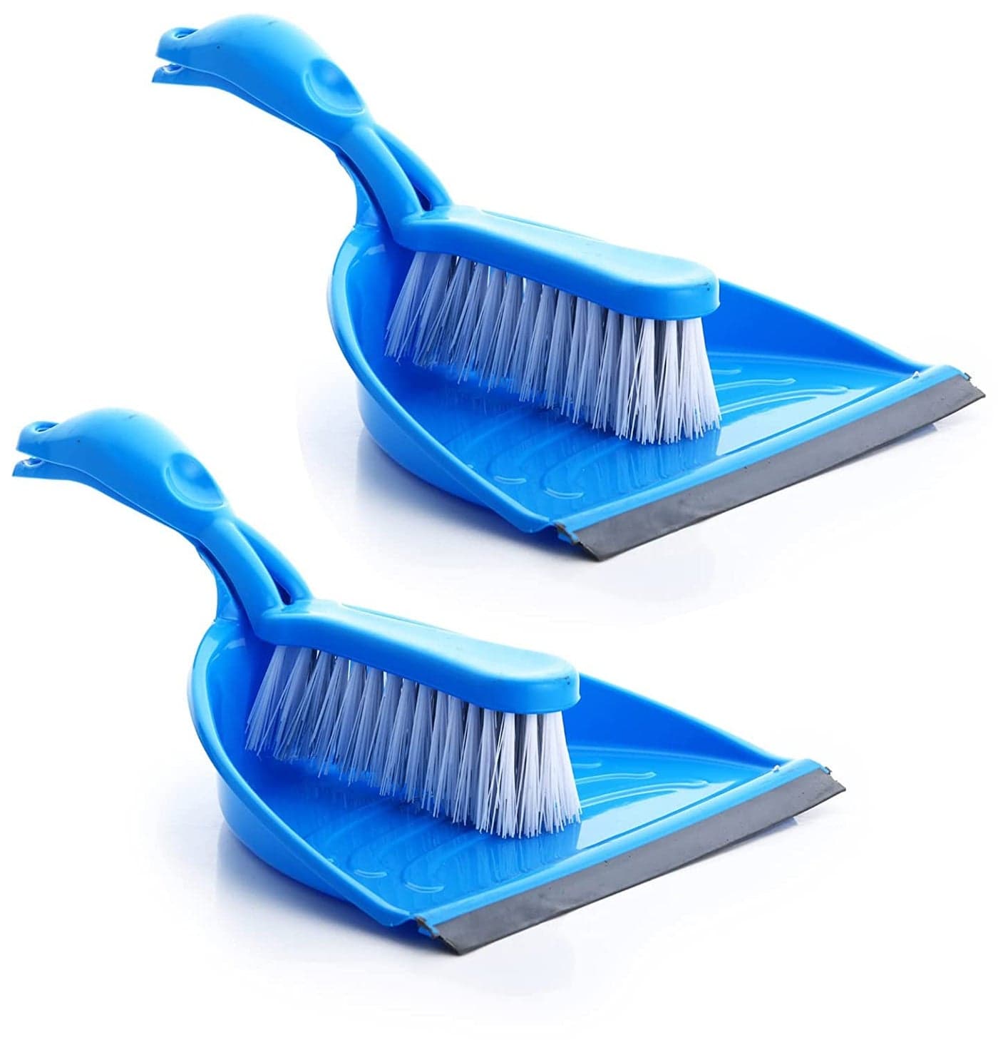 SHOPOBOX Dustpan Set with Brush Dust Collector Pan Supadi Broom with Dust Pan Unbreakable Virgin Plastic Brush Set with Dustpan with Long Handle Multipurpose Cleaning Tool for Home Office 2