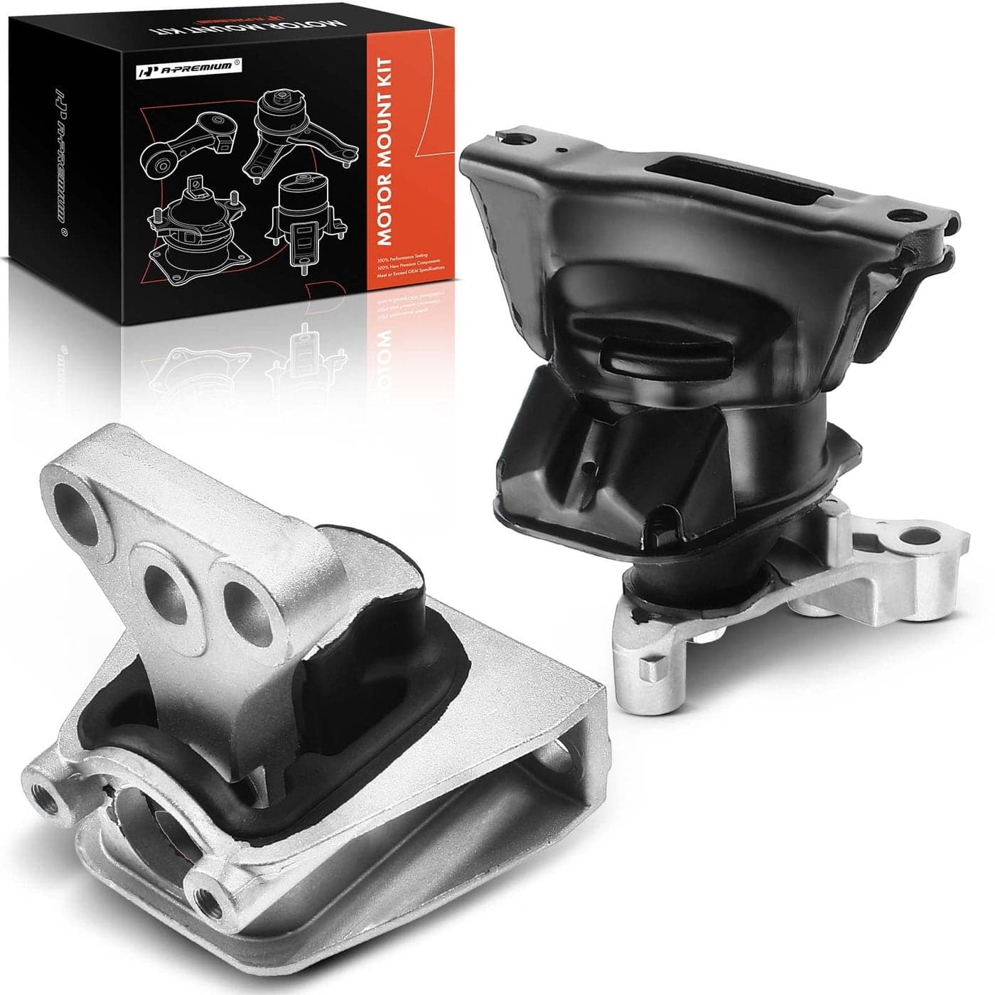 APremium 2PCS Engine Motor Mount and Transmission Mount Set Compatible with Honda Civic 2006 2007 2008 2009 2010 2011 L4 18L SOHC