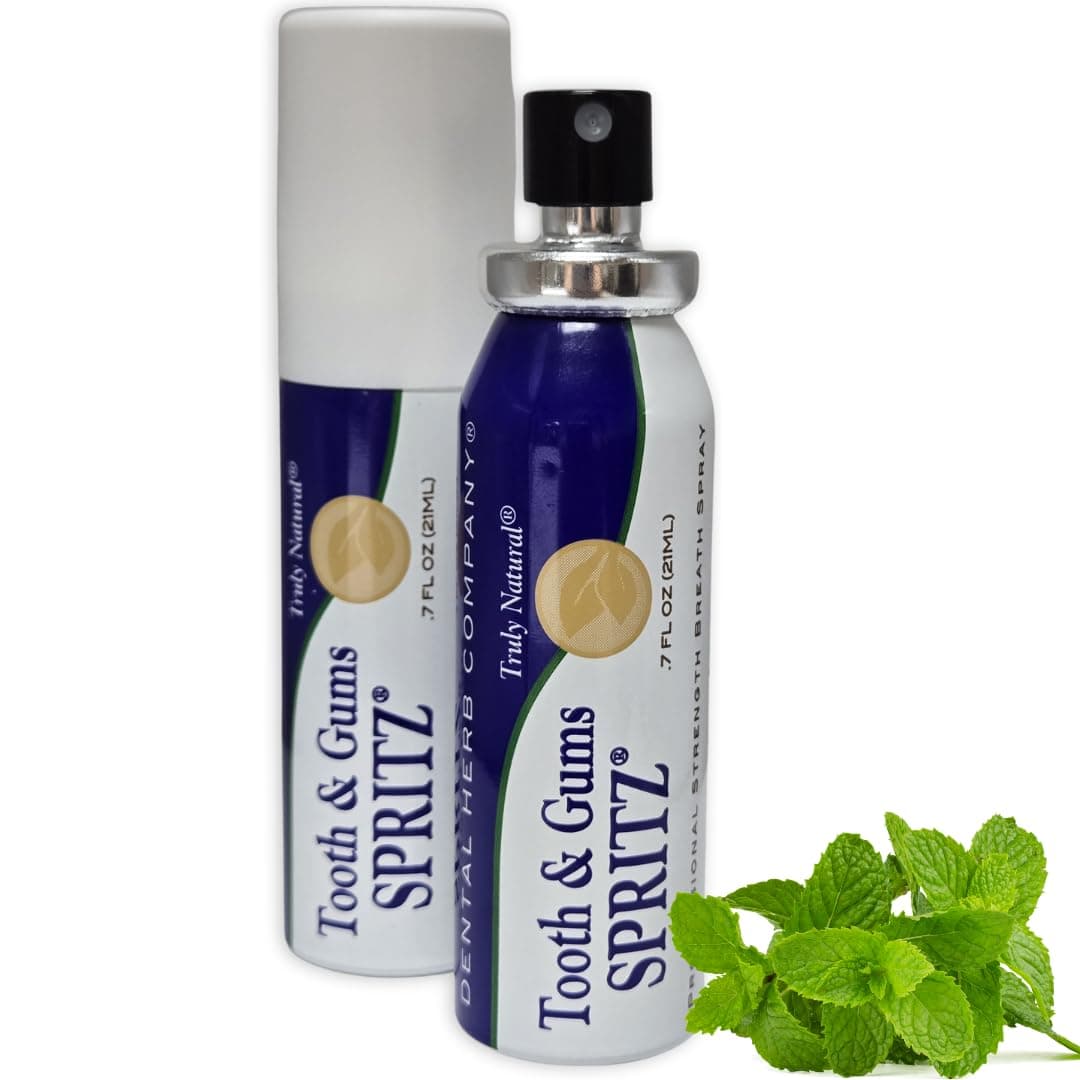 Tooth Gums Spritz Freshen Breath Instantly Natural Breath Freshening Spray with Essential Oils AlcoholFree LongLasting Freshness Truly Natural by Dental Herb Company