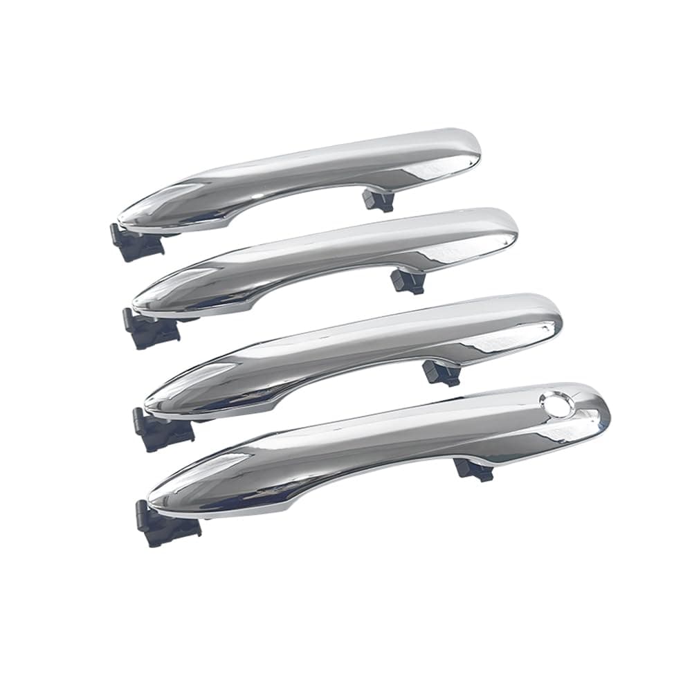 HUYILUN0104 1 Lot 4 Doors Chrome Exterior Door Handle Compatible with 20192023 Toyota Camry 20192023 Corolla 20202023 Avalon