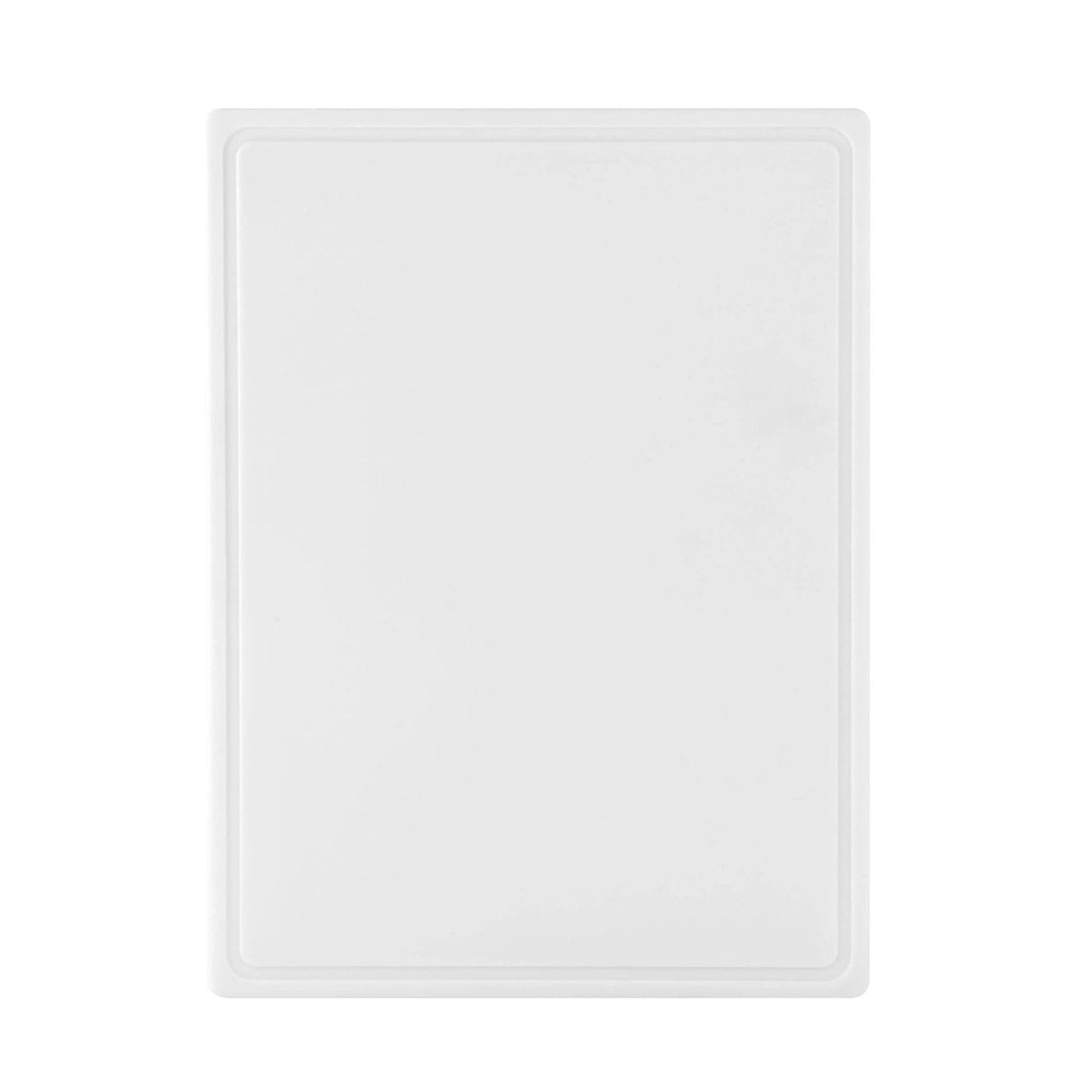 Farberware ExtraLarge Plastic Cutting Board with Perimeter Juice Groove DishwasherSafe Kitchen Chopping Board 15x20Inch White