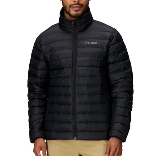 MARMOT Mens Zeus Jacket DownInsulated Water Resistant Lightweight Black Small