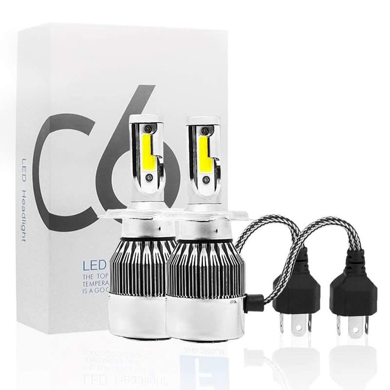 Guance 2Pcs H8 H9 H11 6000K 36W White LED Headlight Light Kits C6 Cob Universal for Kia Seltos 2022