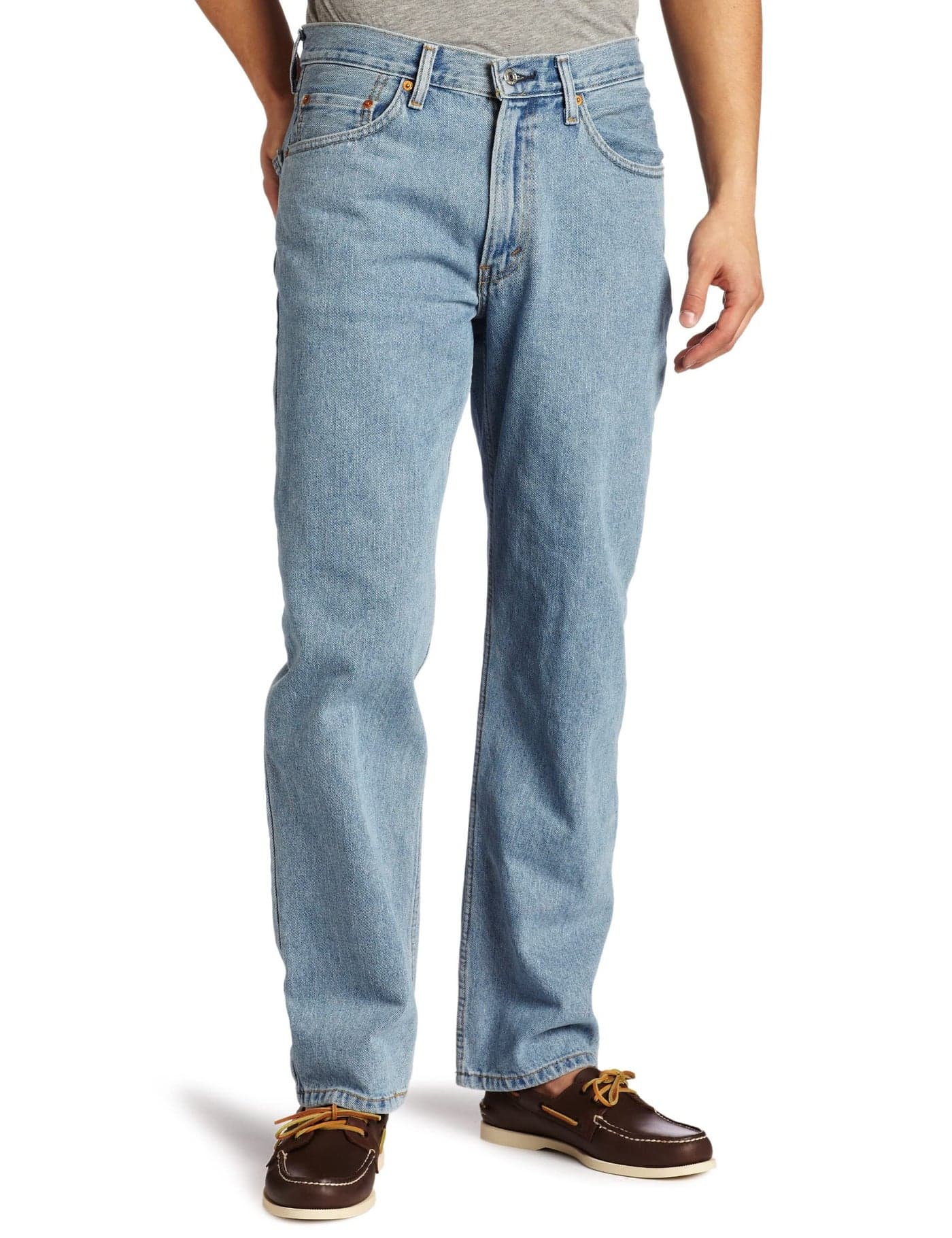 Levi's Men's 550 Relaxed Fit Jeans (Also Available in Big & Tall), Light Stonewash, 34W x 29L