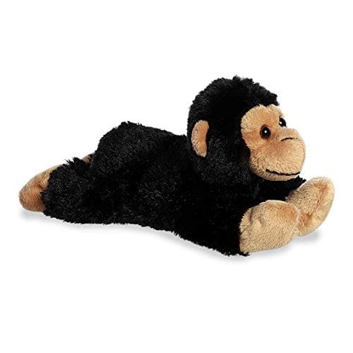 Aurora Adorable Mini Flopsie Cory Chimp Stuffed Animal Playful Ease Timeless Companions Black 8 Inches