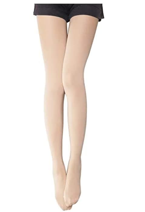 Klassik Since 1993 | Opaque Soft Stockings for Women & Girls |Poly Cotton High Waisted Thigh | Stretch, Breathable & Comfortable for Everyday Wear | Perfect Pair with Shorts, Dresses & Shirts -Skin-M
