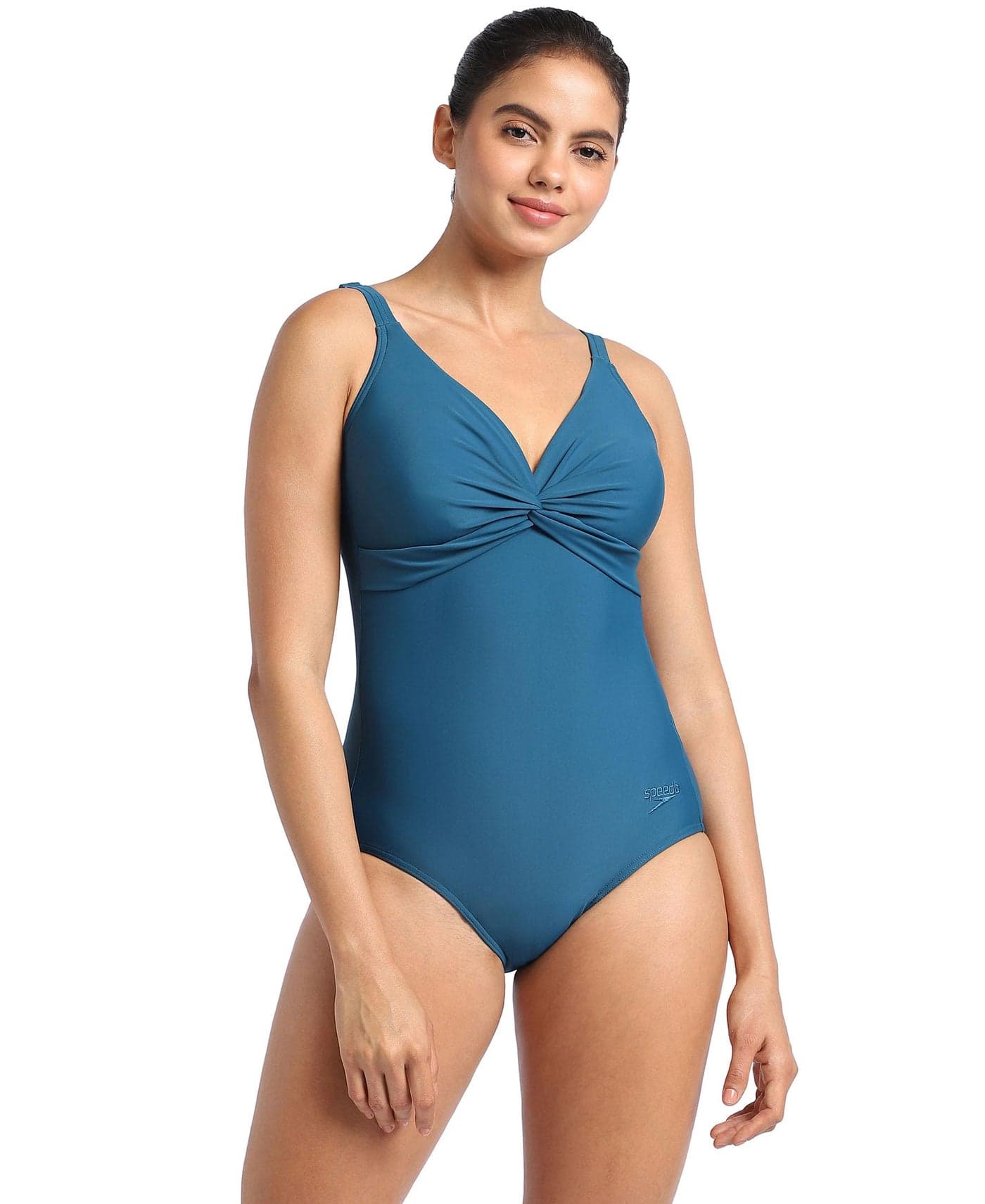 Speedo Women's Endurance 10 Brigitte One Piece V-Cut Swimming Costume Swimwear
