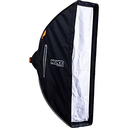 MagMod MagBox PRO 36 Strip Softbox with Integrated Gel Slot and Storage Pocket for Fabric Diffuser Compatible with Speedlight Flashes and Strobes