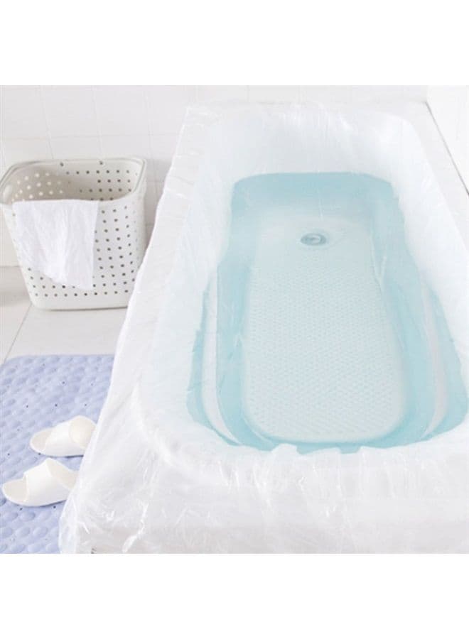 Disposable Individual Bathtub Bag Film for Traveling/Hotel/Household/Salon (86x47 Inch) 8 Pieces