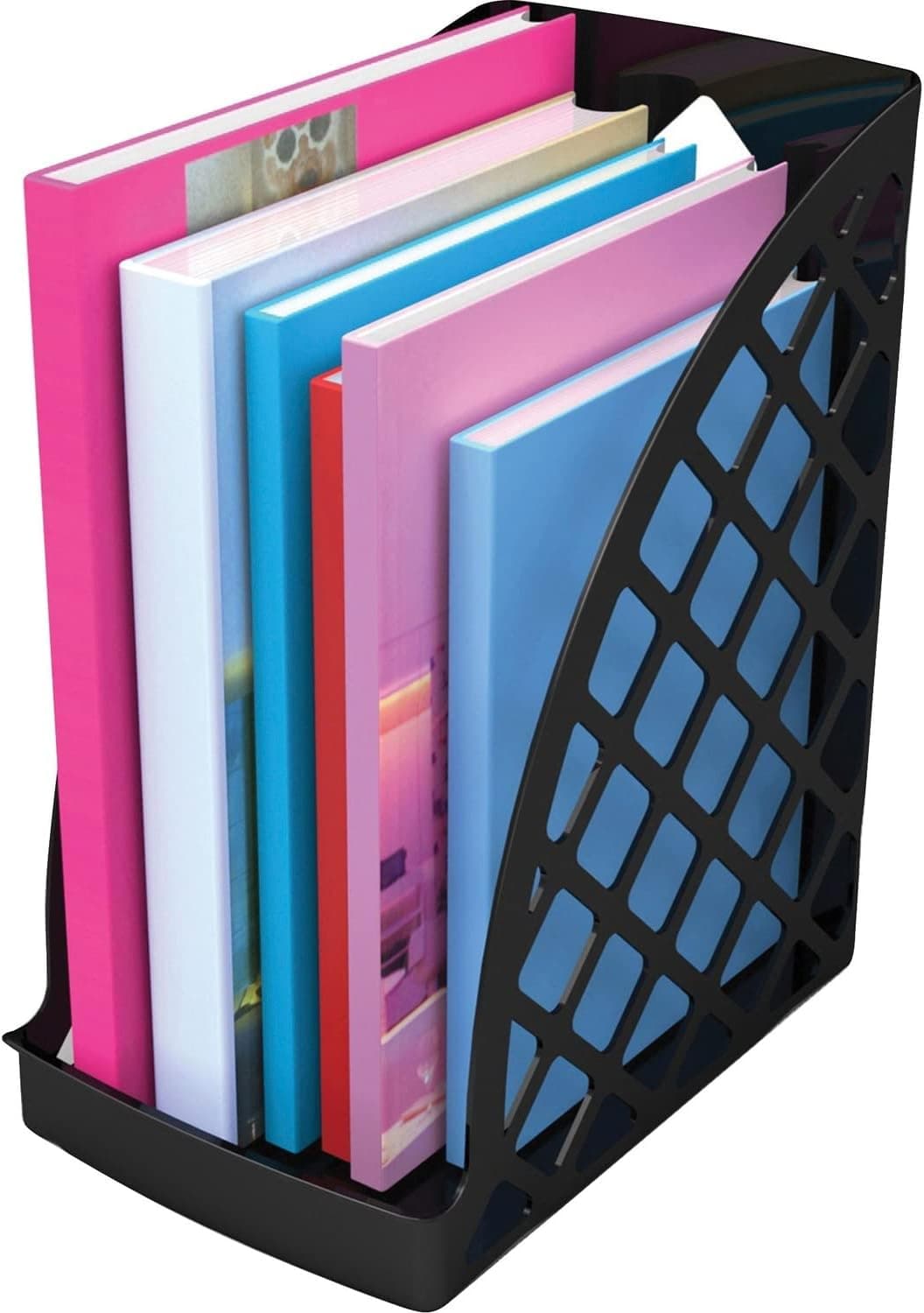 Deflecto GEL25186 Recycled Plastic Magazine Files