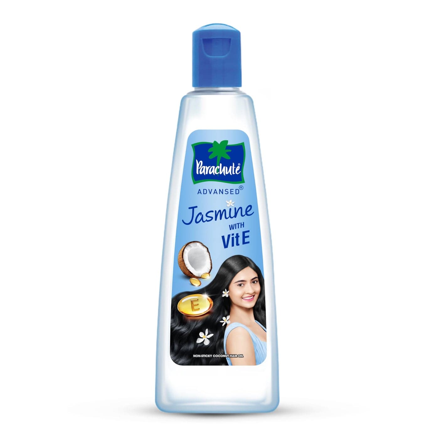 Parachute Advansed Jasmine Enriched Coconut Hair Oil with VitaminE For Scalp Nourishment Stronger Softer Silkier Hair NonSticky All Hair Types 64 Floz