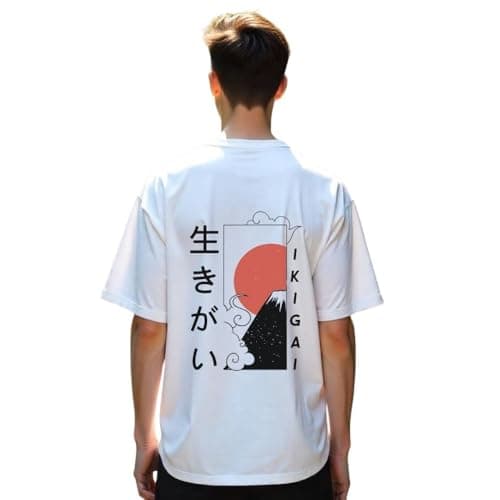Nobero Men's Cotton Solid Oversized Fit T Shirt (1M-Twrt-C0748_White 2XL)