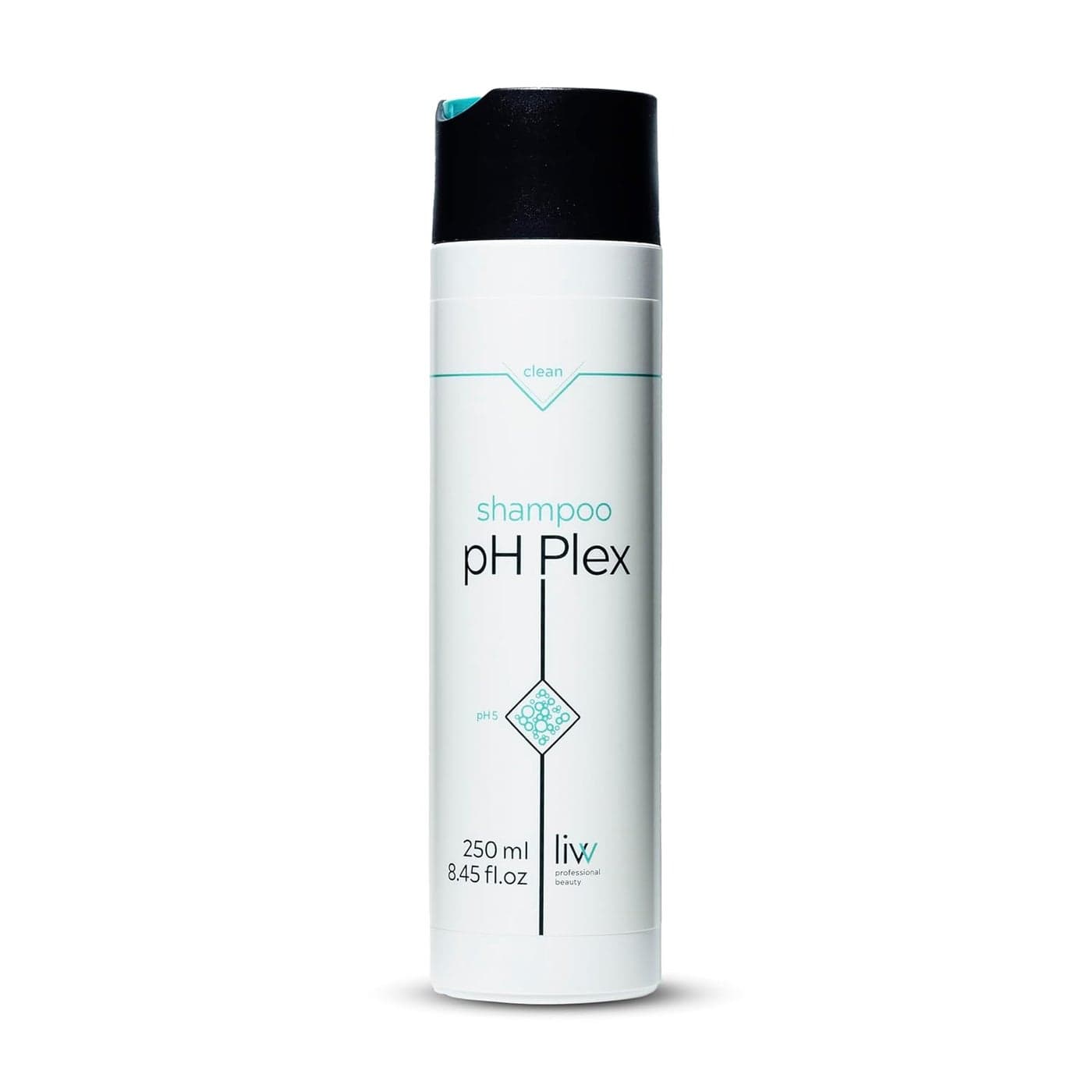 LIW pH Plex Clean Shampoo Bond Building Salon Quality Immediately Visible Results UltraRich Malic Acid Infused Daily Shampoo to Repair Damaged Hair Cruelty Free Vegan 250 ml