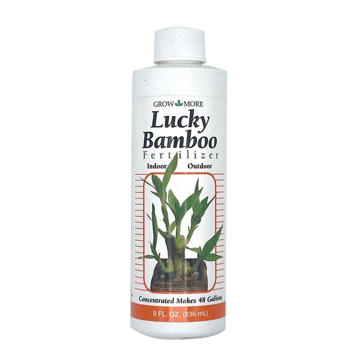 Grow More Lucky Bamboo Fertilizer (2-2-2) - 8oz of USA-Made & Concentrated Liquid Plant Food That Makes 48 Gallons - Outdoor & Indoor Bamboo Plant Food for Fast Growth