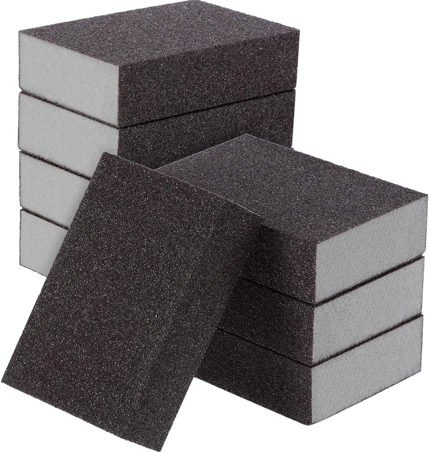 Sanding Sponge Sanding Blocks Washable and Reusable Sand Sponge Kit 8 Pieces Medium Grade
