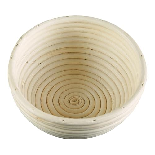 Frieling Round Proofing Basket, Brotform Bread Rising Banneton and Serving Basket, 7-Inch