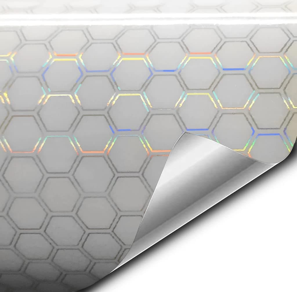 VViViD Bio HEX AirTint Headlight Vinyl Roll 179 x 60 Clear Large Pattern