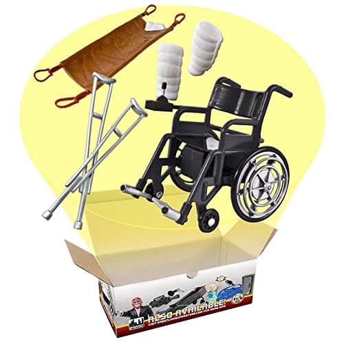 Hardcore Injury Accessory Set for Wrestling Action Figures