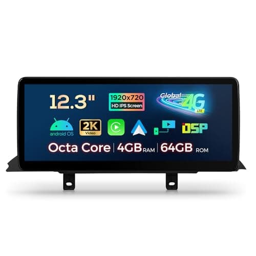XTRONS 123 Inch Android 14 Car Stereo for BMW F30F31F32F33F34F35F36 20132016 NBT iDrive 40 IPS Touch Screen 464GB Global 4G Car Radio GPS Navigation Support Wireless Car Play Android Auto
