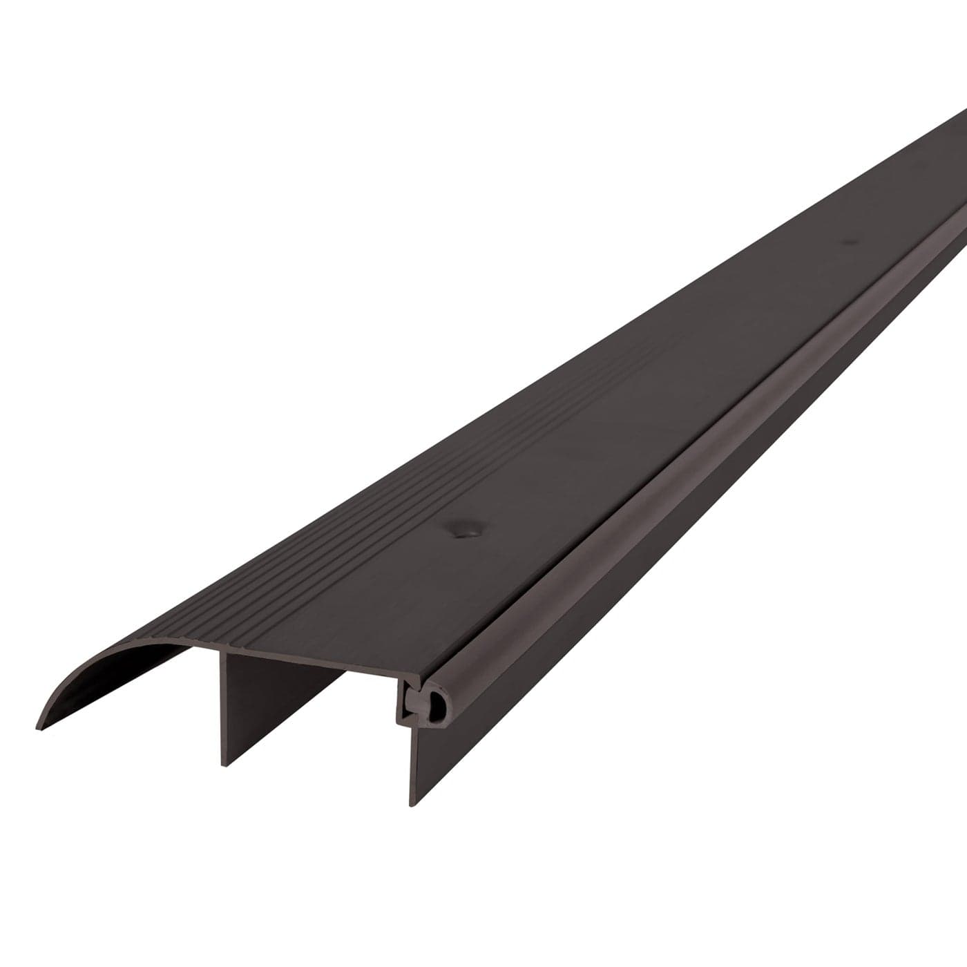 MD Building Products 69703 314 in x 1 in x 36 in Bronze Aluminum and Vinyl HighProfile Commercial Outswing Door Threshold