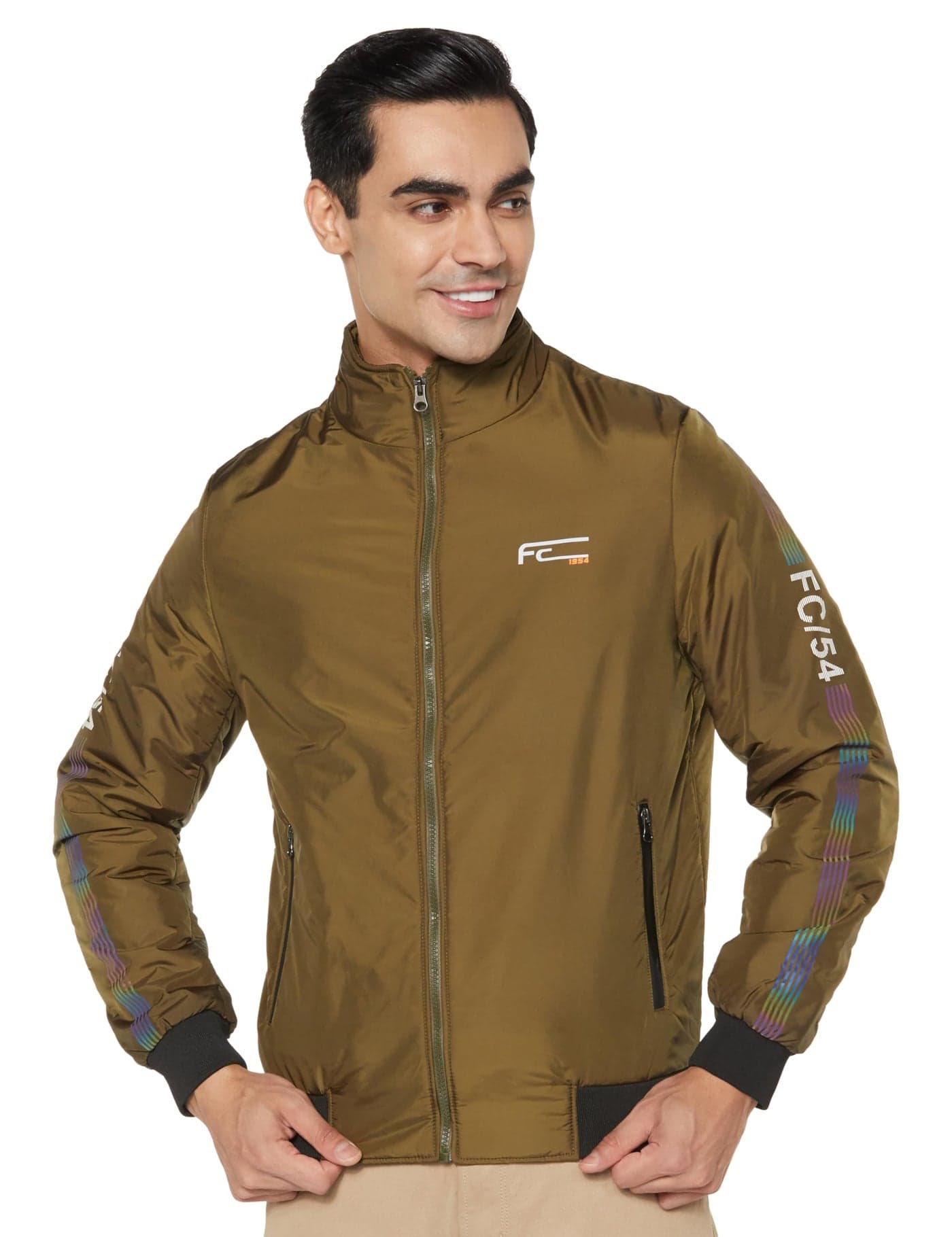 Qube By Fort Collins Lightweight Winter Jacket of Men - Sporty, Stylish & Warm Outerwear for Daily Use