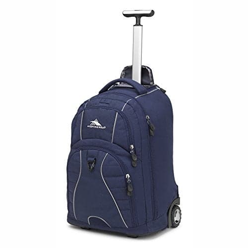 High Sierra Freewheel Wheeled Laptop Backpack True Navy 205 x 135 x 8Inch