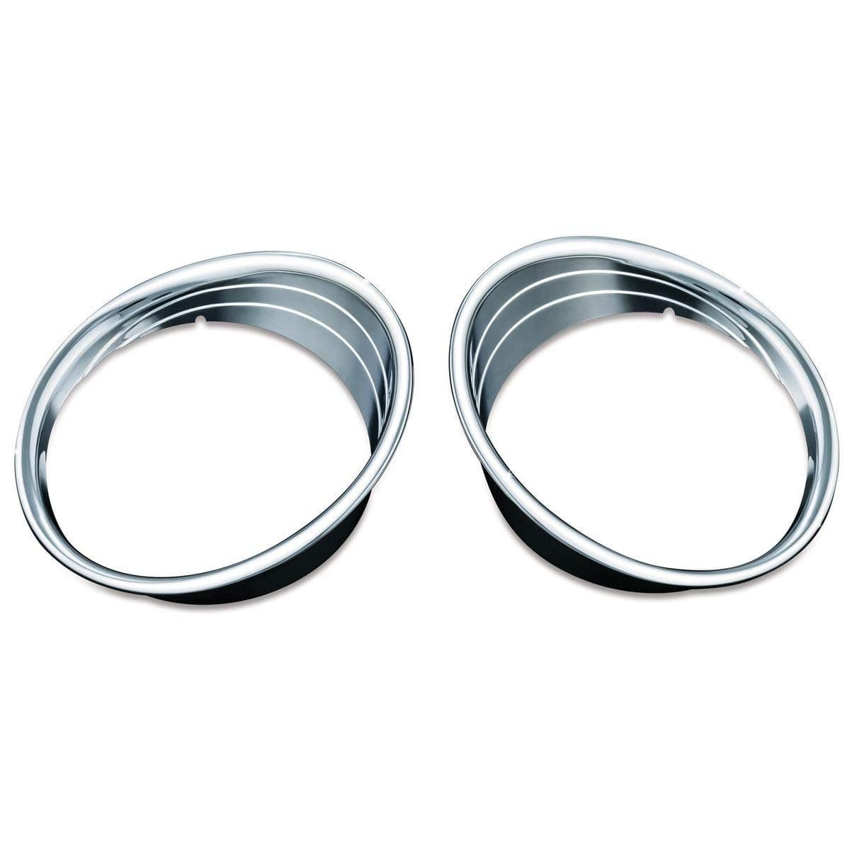 Kuryakyn 5622 Motorcycle Lighting Accent Accessory Driving Light Bezels for 201419 Indian Motorcycles Chrome 1 Pair