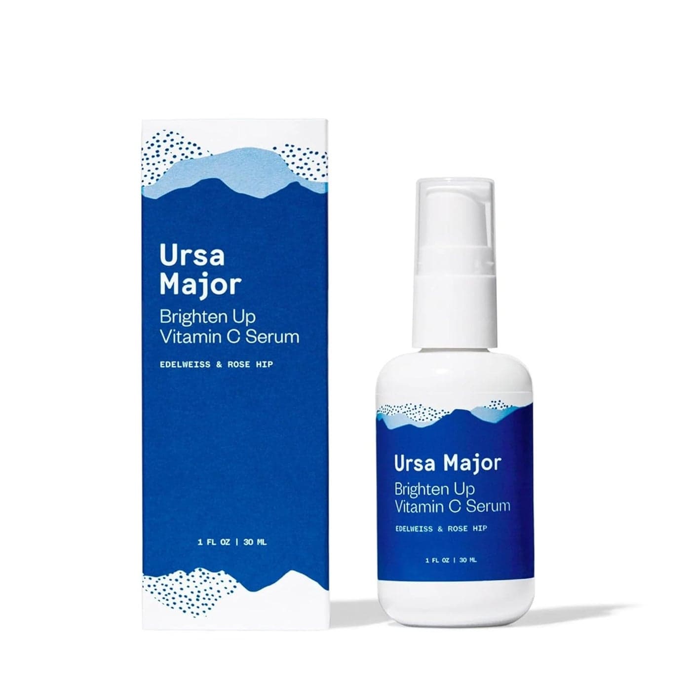 Ursa Major Natural Vitamin C Serum Brightening Formula Revitalizes Dull Skin and Smooths Skins Tone Targets Wrinkles Sagging and Loss of Firmness Vegan NonToxic CrueltyFree 1 ounce