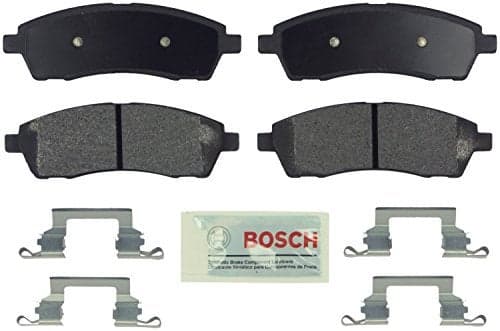 BOSCH BE757H Blue Ceramic Disc Brake Pad Set With Hardware Compatible With Select Ford Excursion F150 F250 F250 Super Duty F350 Super Duty REAR