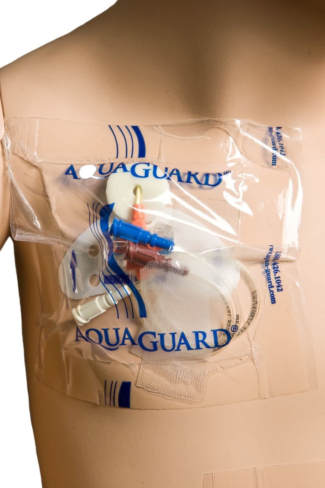 TIDI 50005PKG AquaGuard Sheet 5 x 5 Area of Coverage 35 x 35 Shower Protection Sheet SelfAdhesive Moisture Barrier Wound Cover for Showering 7 Sheets Home Medical Supplies