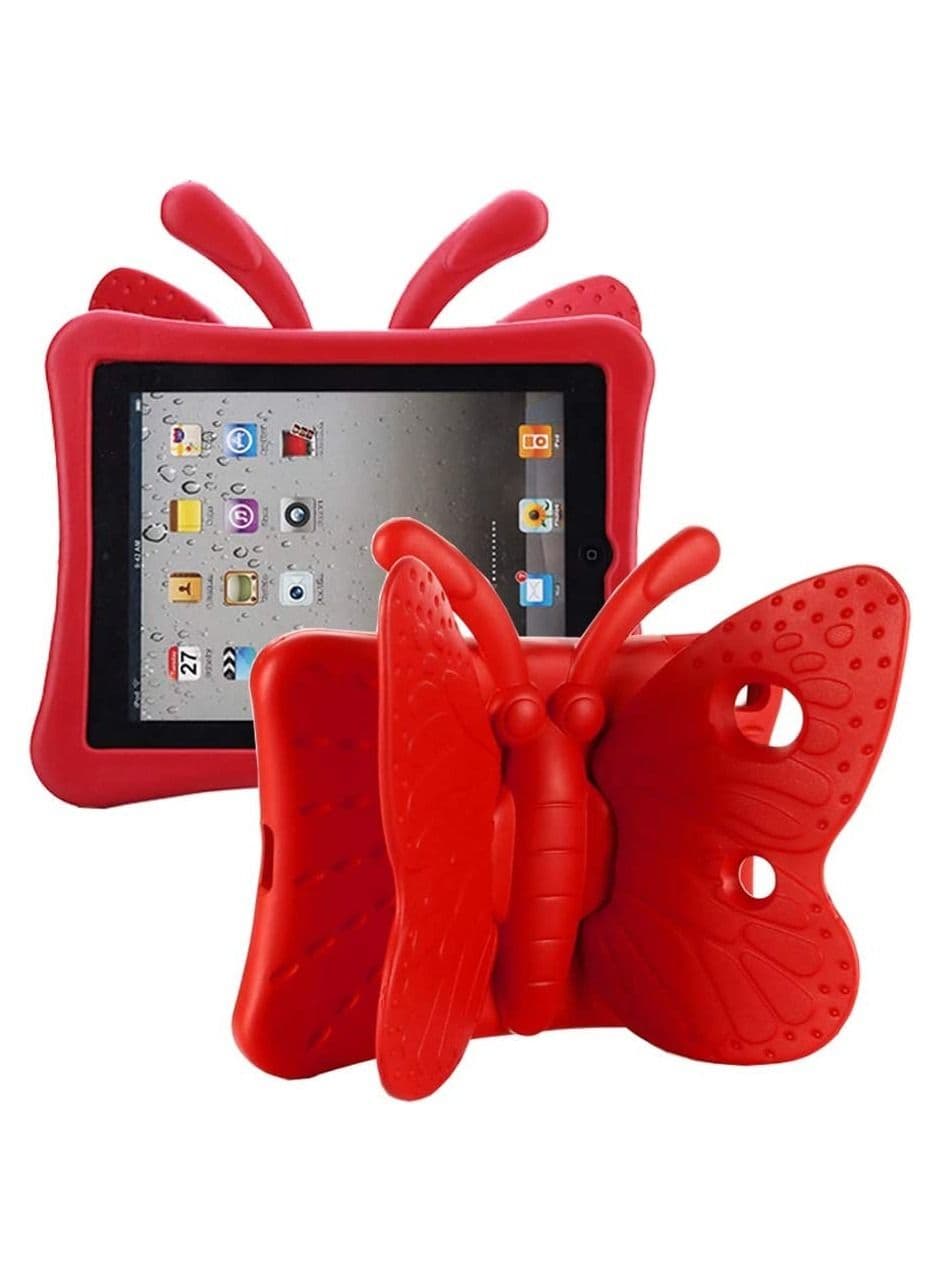 iPad 9th 8th 7th Generation Case Kids Girls, Cute Butterfly Shockproof EVA Foam Super Protection Stand Cover for iPad 2021 2020 2019 10.2" and iPad Air 3 Pro 10.5"