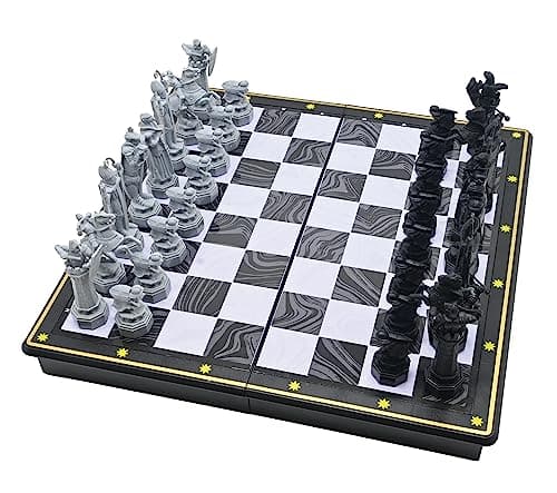 Lexibook Harry Potter Chess Games Magnetic and Foldable Chess Board 32 Pieces Family Game CGM300HP