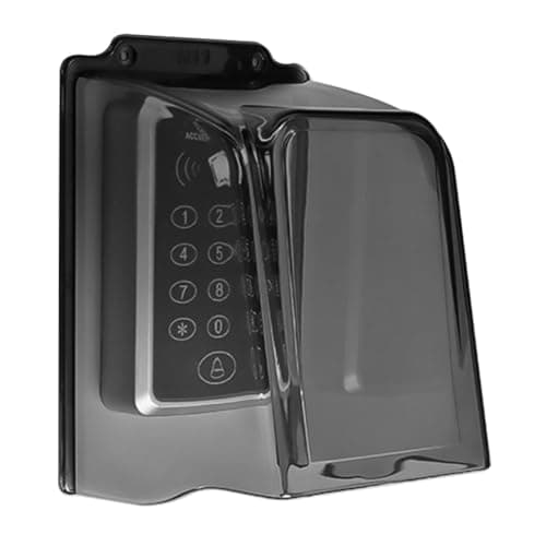dgyezhao Plastic Doorbell Rain Cover, Plastic Water Shield Waterproof Protector Doorbell Access Control Attachment for Door Access/Attendance Machine/Doorbell Chime(Grey)