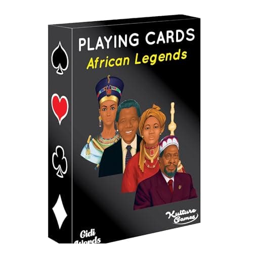 Kulture Games African Legends Trivia Party Game Inspirational Black History Card Game for Adults Family Game Night