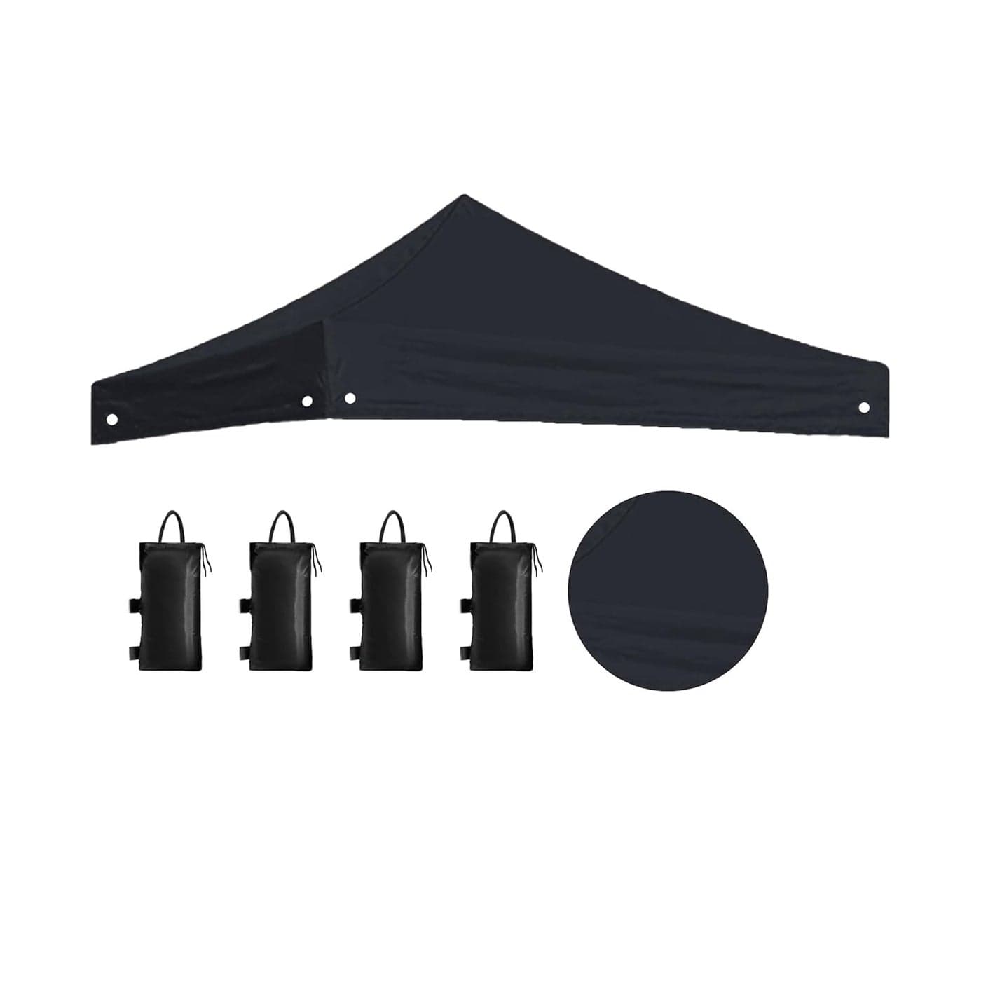 Ab Sab Portable Foldable Popup Gazebo Tent Only Kapda Black 3 M