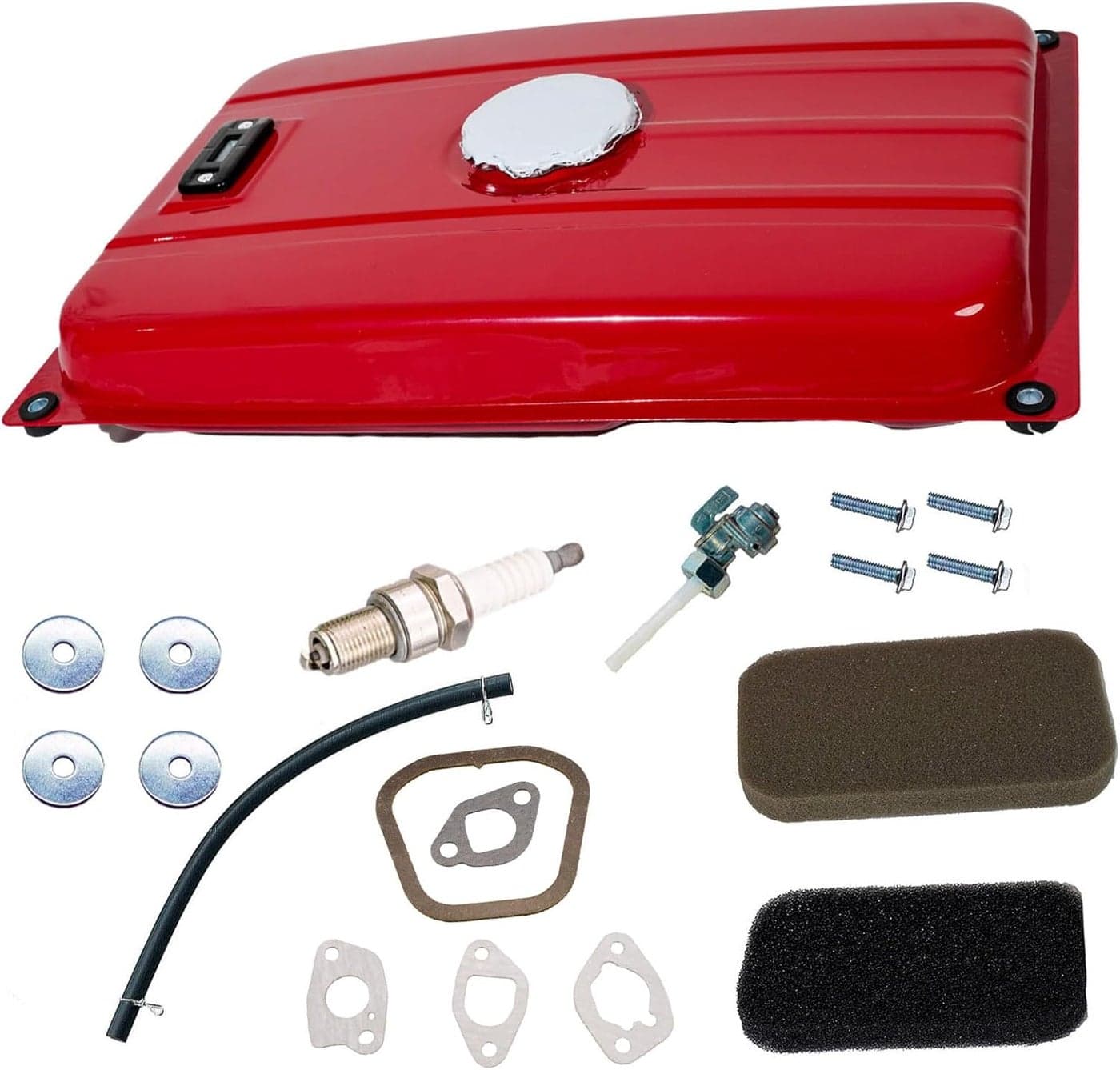 JJing Universal 5 Gallon Aluminum Generator Fuel Tank for Honda EC2500, Predator 4000, 4375 Generators